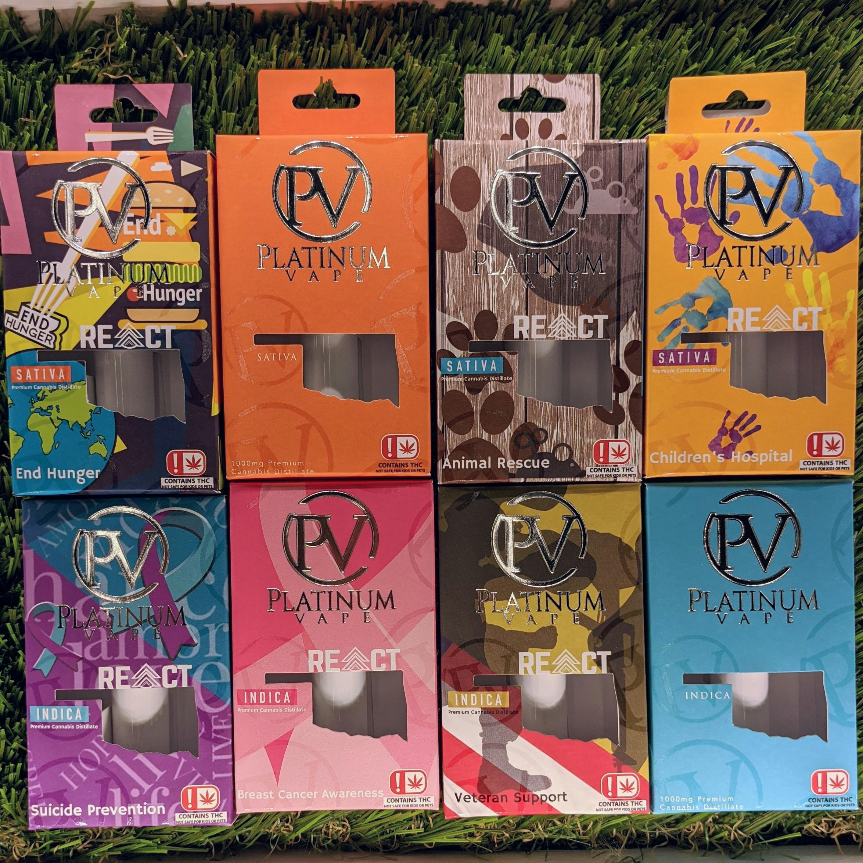 Platinum Vape Platinum OG Cartridge 1g Leafly